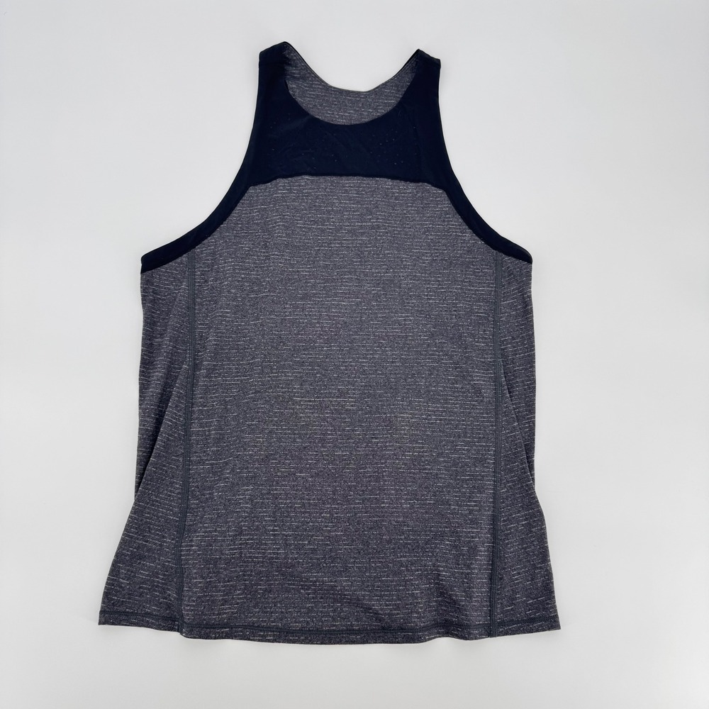 Lululemon Women's Swiftly Tech Racerback Tank Top Heather Gray Black Size‎ 8